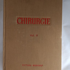CHIRURGIE VOL II EDITURA MEDICALA