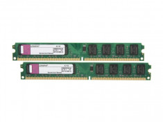 KIT Memorie RAM Kingston 8GB DDR3 1600MHz CL11 2xKVR16N11S8/4 foto