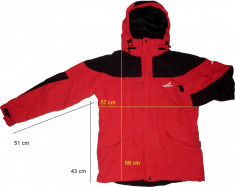 Geaca outdoor TREKSPORT membrana 10.000mm, stare perfecta (M/L) cod-174046 foto