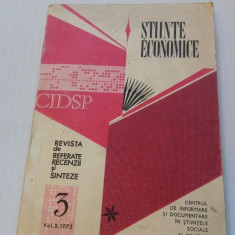 Stiinte Economice - Vol. 10 1973