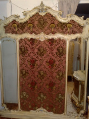 cuier tapiserie Silik stil baroc venetian/rococo,vintage/vechi/antic, 1,5/2m foto