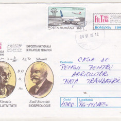 bnk fil FilTem Cluj Napoca - intreg postal 1999 circulat