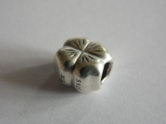 Talisman Pandora din argint -790157-trifoi cu 4 frunze foto