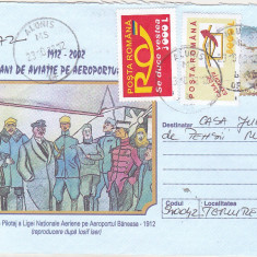 bnk fil 40 ani de aviatie pe Aeroportul Baneasa - Intreg postal 2002 circulat