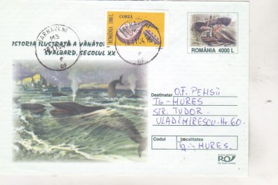 bnk fil Istoria ilustrata a vanatorii de balene - Intreg postal 2004 circulat foto