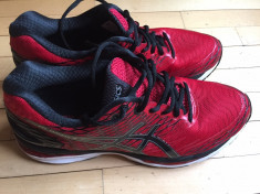 Vand Asics Gel Nimbus 18 rosu/negru, marimea 44,5 foto