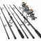 Set 3 lansete FINO CARP de 3,6 m cu 3 mulinete KW50 long cast si baitrunner