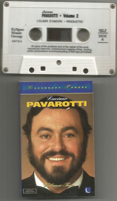 A(01) Caseta audio -Luciano Pavarotti