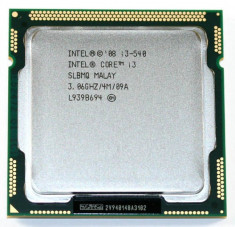 Procesor Intel Core i3-540 3.06GHZ 4MB cache socket FCLGA1156 (BO) foto