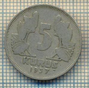 10271 MONEDA - TURCIA - 5 KURUS -anul 1937 -starea care se vede foto