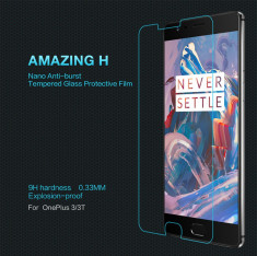 Geam OnePlus 3 A3000 Amazing H Tempered Glass by Nillkin foto