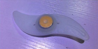Set 2 x leduri galbene roata pentru tuning bicicleta , vizibilitate crescuta foto