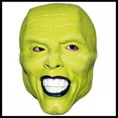Masca latex &amp;quot;The mask&amp;quot; Jim Carrey Ipkiss Loki petrecere halloween cosplay +CADOU foto
