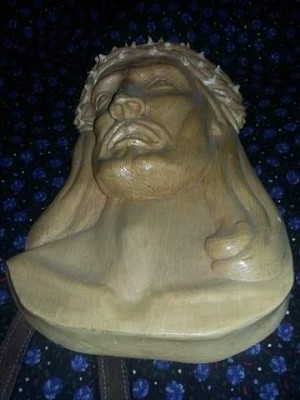 Scultura ISUS,Sculptura veche Isus Cristos,sculptura lemn veche foto