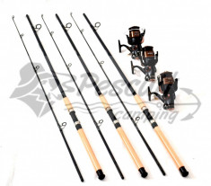 Set 3 Lansete EPOXY Cu 3 Mulinete MIFIN SPEED Cu Baitrunner Si Fir Cadou foto