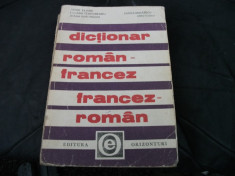 DICTIONAR FRANCEZ ROMAN SI ROMAN FRANCEZ foto