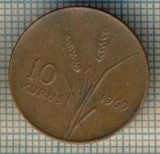 10273 MONEDA - TURCIA - 10 KURUS -anul 1969 -starea care se vede, Africa