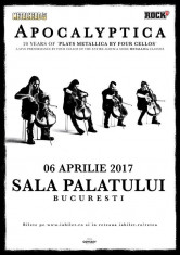 Bilet concert Apocalyptica plays Metallica by 4 cellos foto