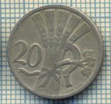 10324 MONEDA - CEHOSLOVACIA - 20 HALERU -anul 1921 -starea care se vede