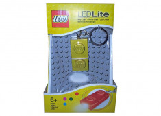 Breloc cu lanterna LEGO placa aurie (LGL-KE52GS-G) foto
