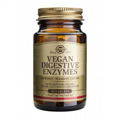 Vegan Digestive Enzymes 50 tab. Solgar foto