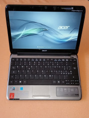 Laptop Notebook Acer Aspire One 11.6&amp;quot; LED Intel Atom Dual Core 1.33 GHz, 2 GB foto