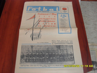 Revista Fotbal 30 04 1968 foto