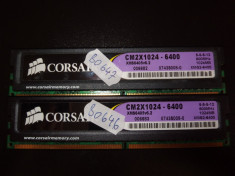 Memorie RAM 1GB DDR2 PC desktop Corsair 800MHZ ( 1 GB DDR 2 ) (BO646) (BO647) foto