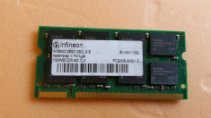 M-121.Memorie Laptop Infineon Sodimm DDR1 1 GB 400 Mhz foto