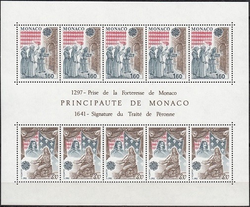 Europa-cept 1982 - Monaco bloc neuzat,perfecta stare