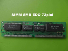 Memorie SIMM 8MB EDO RAM 72 pini foto