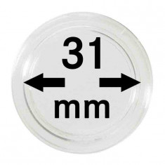 Capsule pentru monede 31 mm intrare - 10 buc. in cutie