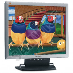 **PROMOTIE** Monitor LCD Viewsonic 17&amp;quot; 1280 x 1024 8ms VGA Cabluri + GARANTIE ! foto