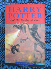 J. K. ROWLING - HARRY POTTER AND THE GOBLET OF FIRE (first edition, U.K. - 2000) foto