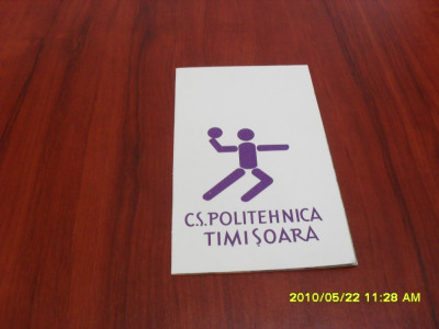 Felicitare An Nou C.S. Poli Timisoara foto