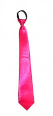 Cravata fluorescenta roz - Cod 80043 foto