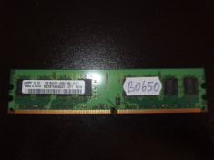 Memorie RAM 2GB DDR2 PC desktop Samsung 800MHZ ( 2 GB DDR 2 ) (BO650) foto