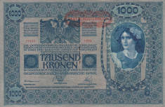 BANCNOTE GERMANIA , 1000 MARCI , EMISA 2 IANUARIE 1902 , XF + foto