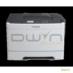 Lexmark CS410dn Imprimanta laser color, A4, 30/30 ppm, 9 sec1200X1200 dpi256 MB800 MHzRetea, Duplex foto