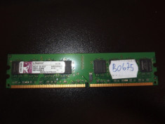 Memorie RAM 1GB DDR2 PC desktop Kingston KVR667D2N5K2/2G ( 1 GB DDR 2 ) (BO675) foto