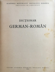 DICTIONAR GERMAN-ROMAN - Isbasescu, Iliescu (edit. Academiei) foto