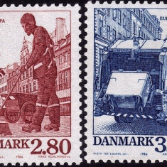 Europa-cept 1986 - Danemarca 2v.neuzat,perfecta stare(z)