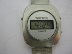 Timetron vintage electronic clock. foto