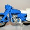 Macheta metalica motocicleta Majorette - albastra