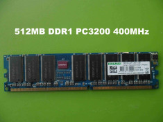 Memorie RAM PC DDR1 512MB PC3200 400MHz Kingmax foto