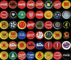colectie 48 capace Coca Cola romanesti foto