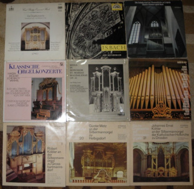 Vinil muzica clasica 2 Grieg,trompeta,Vivaldi,Schubert,Grieg,Berlioz,orga Bach foto