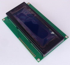 LCD Display 2004 / 20X04 / 20x4 caractere afisaj albastru Arduino foto