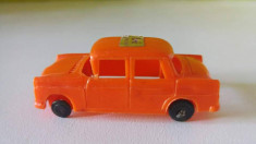 Masina masinuta Opel Kapitan Weste Germany, 6 cm, plastic, portocalie, vintage foto
