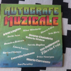 autografe muzicale vol 3 disc vinyl lp selectii muzica populara folclor EPE02682